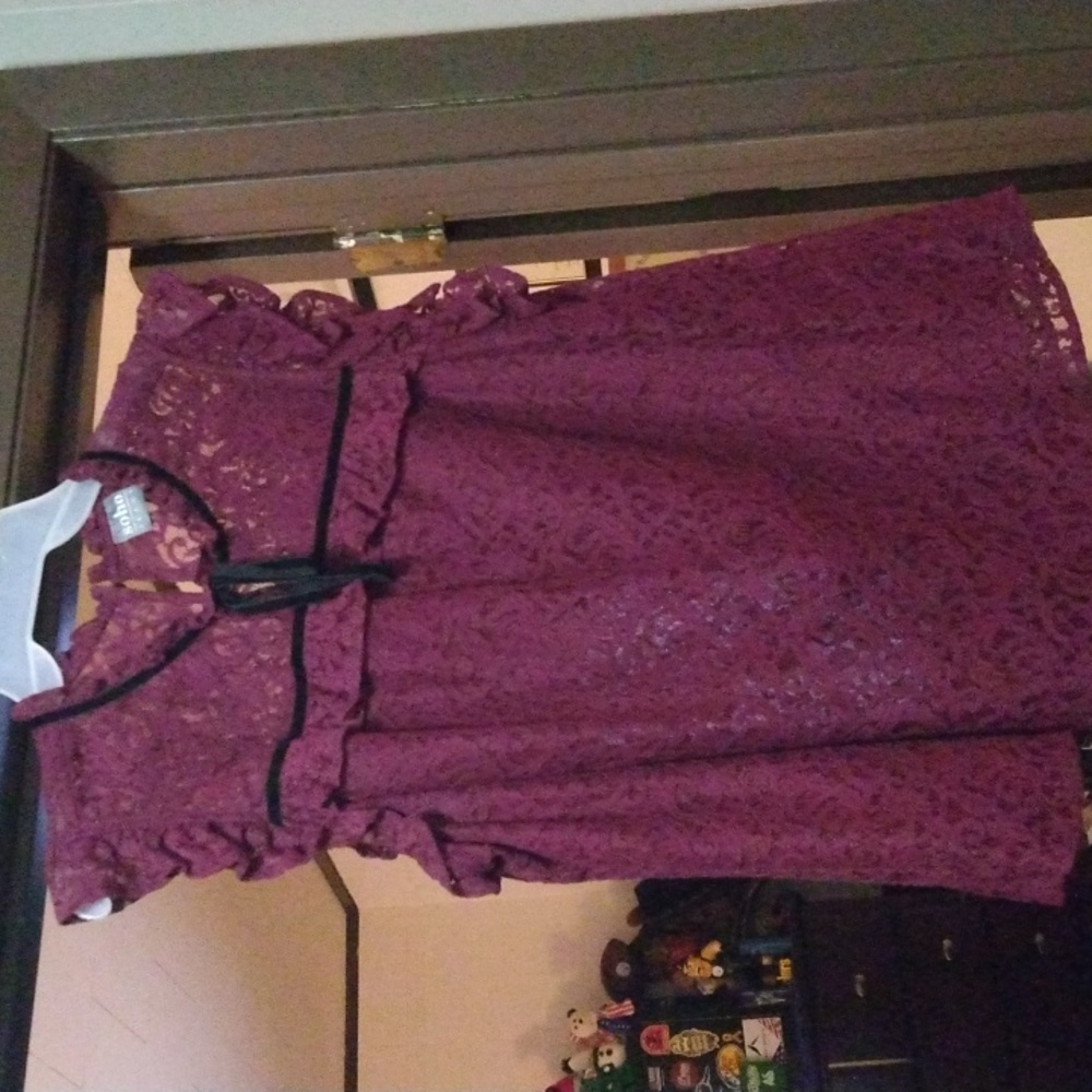 New York and Co High Neck Blouse